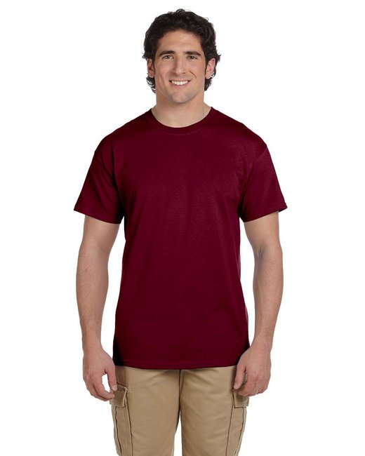 5 oz., 100% Heavy Cotton HD T-Shirt - MAROON - 5XL - 3931