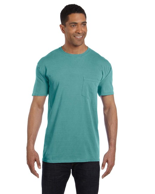 6.1 oz. Garment-Dyed Pocket T-Shirt - SEAFOAM - S - 6030CC