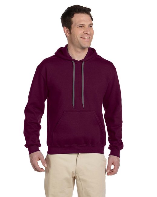 8.5 oz. Premium Cotton Ringspun Hooded Sweatshirt - MAROON - 3XL - G925