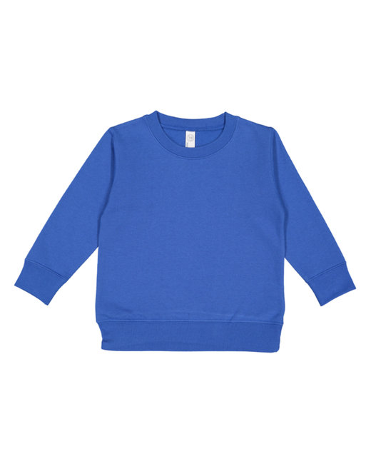 Toddler 7.5 oz. Fleece Sweatshirt - 3317 - Royal - 4T