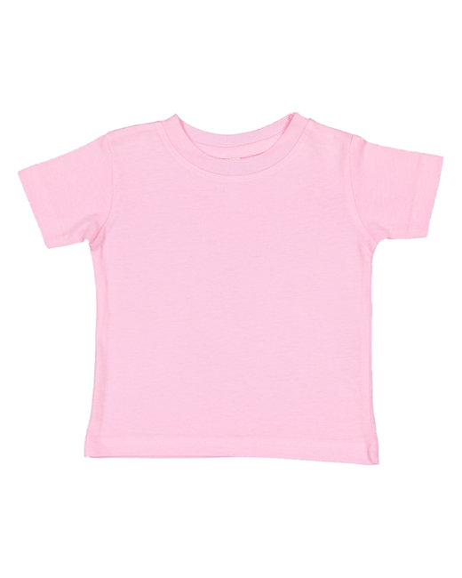 Toddler 4.5 oz. Fine Jersey T-Shirt - 3321 - Pink - 3T