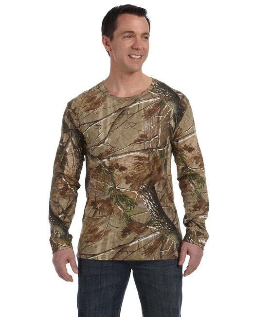 Officially Licensed REALTREE Camouflage Long-Sleeve T-Shirt - AP - 2XL - 3981