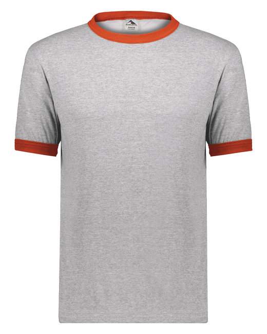 Ringer T-Shirt - ATHLETIC HTHR/ORANGE - 2XL - 710