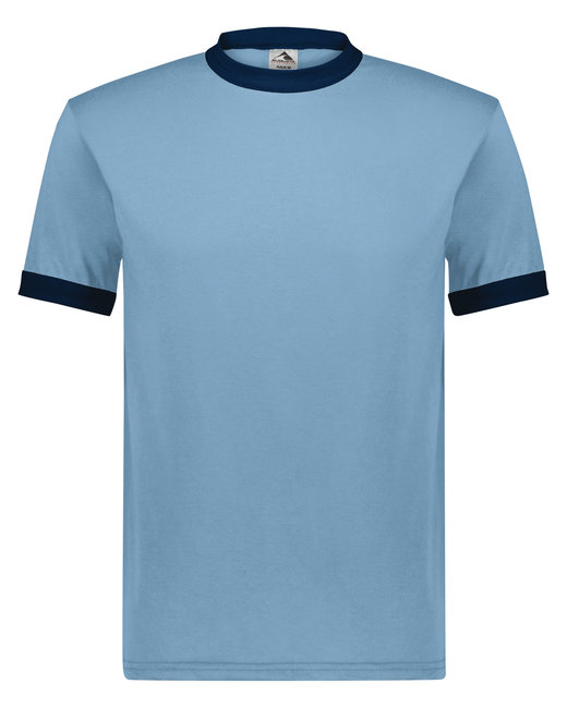 Ringer T-Shirt - LIGHT BLUE/NAVY - 2XL - 710