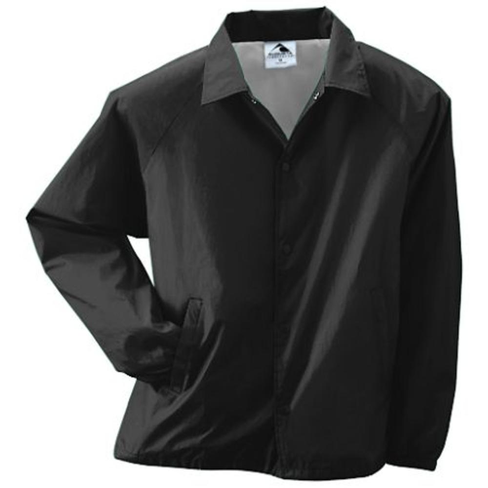 Augusta 3101 - Youth Lined Nylon Coach's Jacket - Black - L