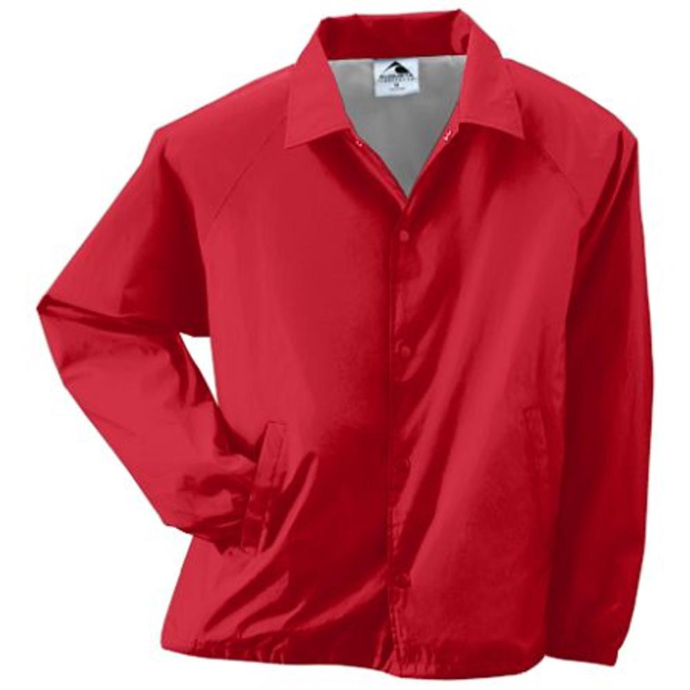 Augusta 3101 - Youth Lined Nylon Coach's Jacket - Red - S