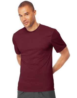 Hanes Cool DRI TAGLESS Men's T-Shirt|4820 - Maroon - X-Small
