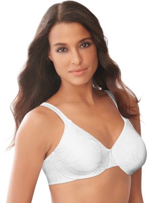 Lilyette Dream Jacquard Minimizer Bra With Ultimate Back Smoother - 455 - White - 42DD