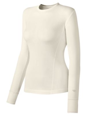 Duofold by Champion Varitherm Mid-Weight Women's Long-Sleeve Base-Layer Shirt - KMC3 - Pearl - Medium