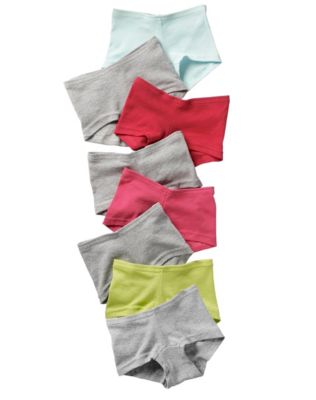 Hanes Girls' Cotton Boy Short Panties - GSBS80 - Assorted - 8