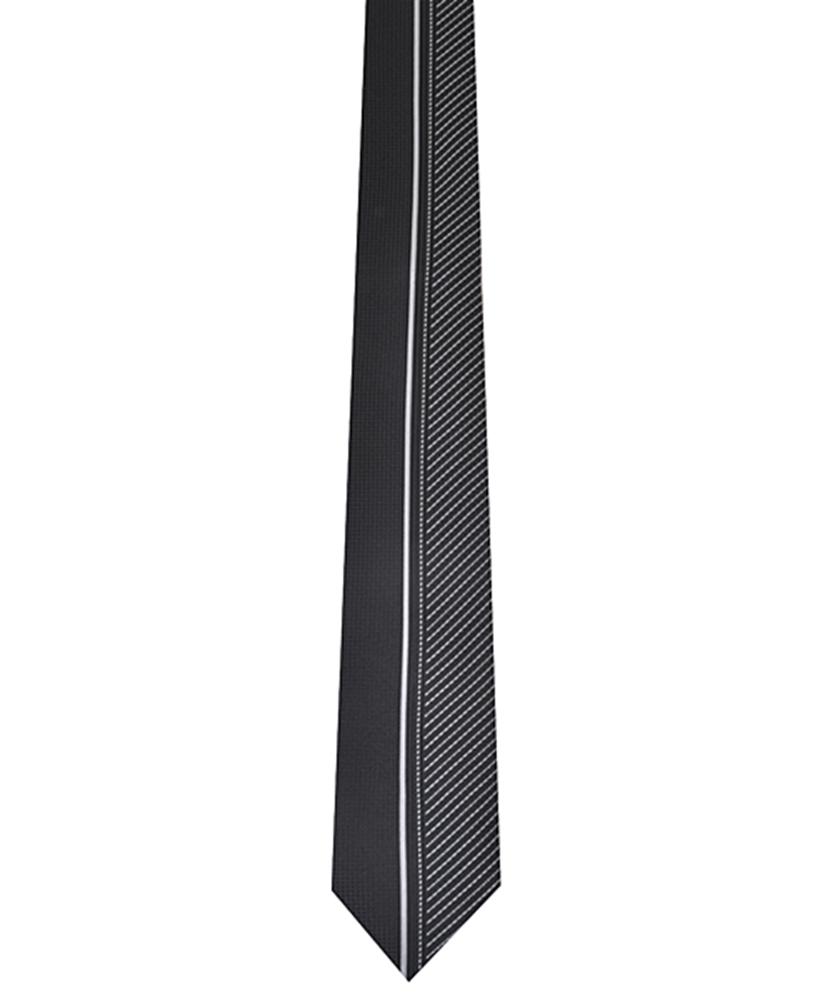 Dapper World New Men's Black Microfiber Poly Woven 2.5 Inch Slim Tie 2400 needles MPW5011 at Sears.com