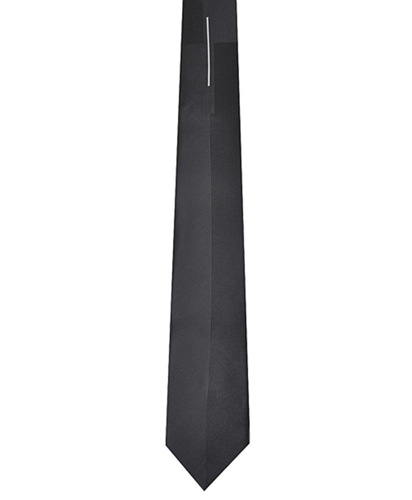 Dapper World New Men's Black Microfiber Poly Woven 2.5 Inch Slim Tie 2400 needles MPW5009 at Sears.com