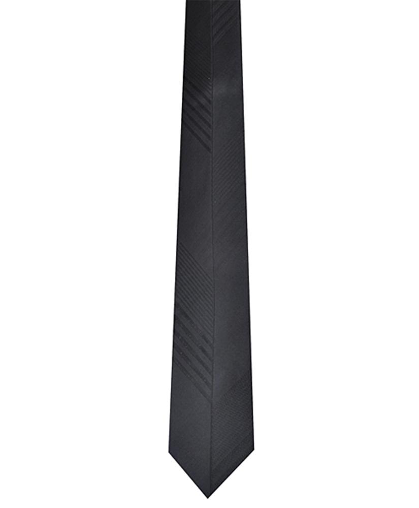Dapper World New Men's Black Microfiber Poly Woven 2.5 Inch Slim Tie 2400 needles MPW5005 at Sears.com