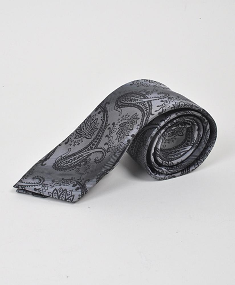 Dapper World New Men's Black 2.5" Slim Microfiber Woven Slim Tie MPWS4863 at Sears.com