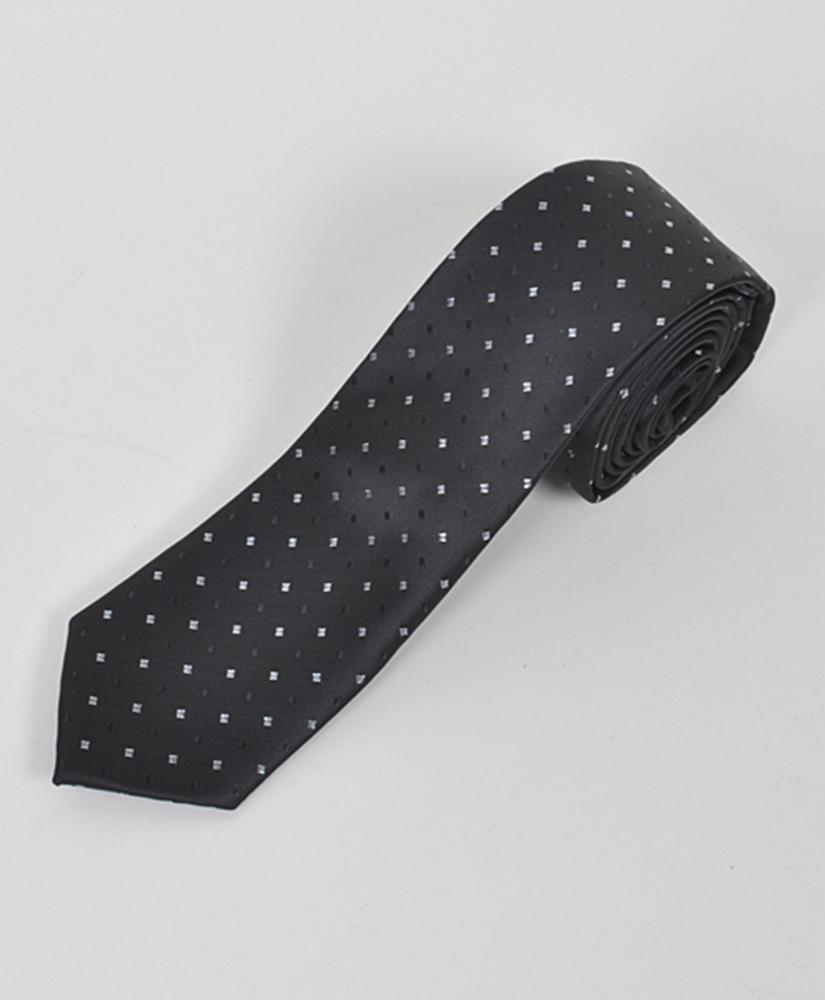 Dapper World New Men's Black 2.5" Slim Microfiber Woven Slim Tie MPWS112BK at Sears.com
