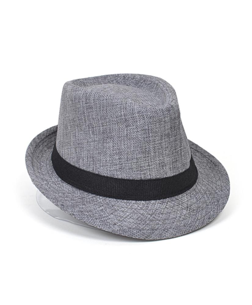 New Gray 100% Polyester TheDappertie Fedora Hat S/M - H120743