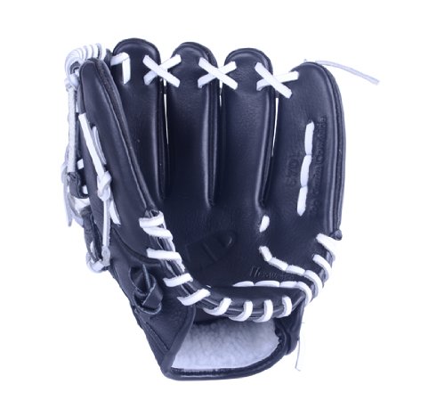 Aosom Leather Youth Baseball Mitt / Glove - Right Hand Throw - 12" Black at Sears.com