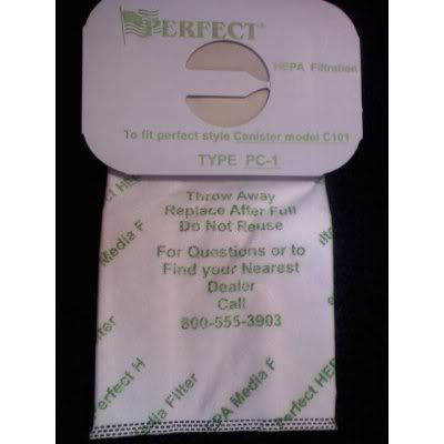 perfect Electrolux Canister Style ''C'' HEPA Filtration Vacuum Cleaner Bags made by Perfect Vacuums. 8 Bags Per Pack at Sears.com
