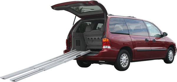 Rage Powersports 4-9' Adjustable Telescoping Compact Wheel Chair Loading Ramps at Sears.com