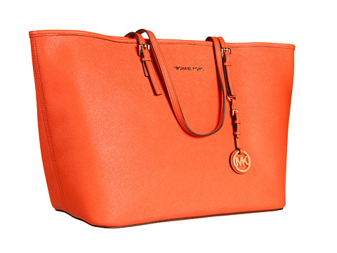 Michael Kors MICHAEL Michael Kors Saffiano Medium Travel Tote Tangerine 30H1GTVT2L at Sears.com