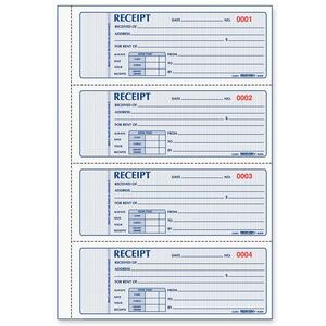 UPC 077925018090 product image for Rediform 3-Pt Carbonless Rent Receipt Book | upcitemdb.com