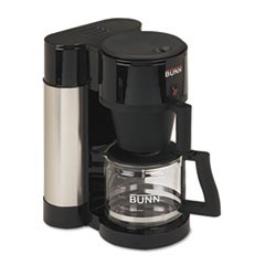 Bunnomatic BUNNHB Professional Home Coffee Brewer With Carafe, 10-Cup, Black Coffee