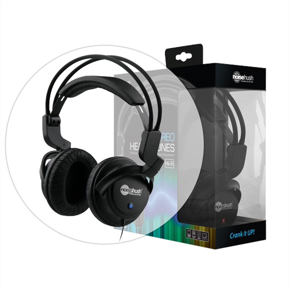 NoiseHush NX22 Black 3.5mm Headphone w/ Mic for BlackBerry Torch 9800 at Sears.com