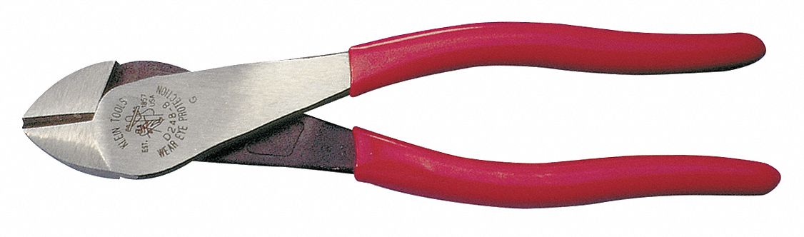 KLEIN TOOLS Diagonal Cut Plier, 8 In, Angled, Bevel by Klein Tools D248-8 at Sears.com