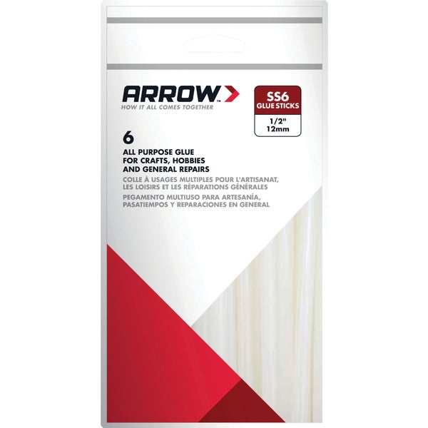 UPC 079055000068 product image for Arrow Fastener SS6 Slow Set Glue Stix-4