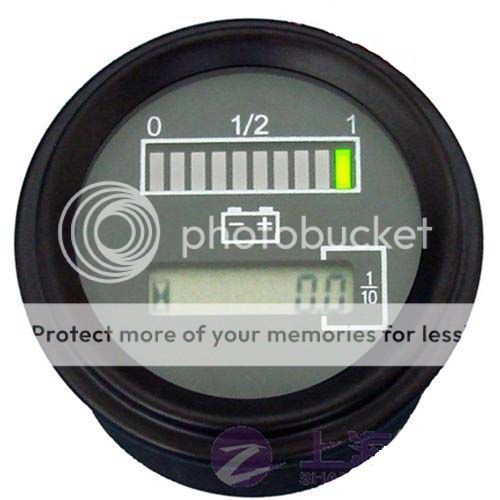 ProPower 12 Volt Battery Gauge, Charge Indicator with Hour Meter at Sears.com