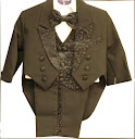 angel medium Baby Boy BLACK Tuxedo tail suit/Christening Baptism/wedding/medium/6-12 m/two tone black at Sears.com