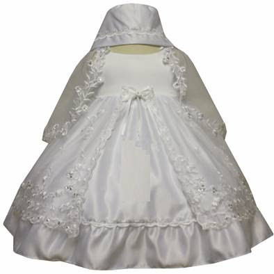 Angel Girl Toddler Christening Baptism Dress Gowns outfit/XS/S/M/L/XL/0-3M/3-6M/6-12M/12-18M/18-24M/XSMALL/SMALL/MEDIUM/LARGE/XL/5442B at Sears.com