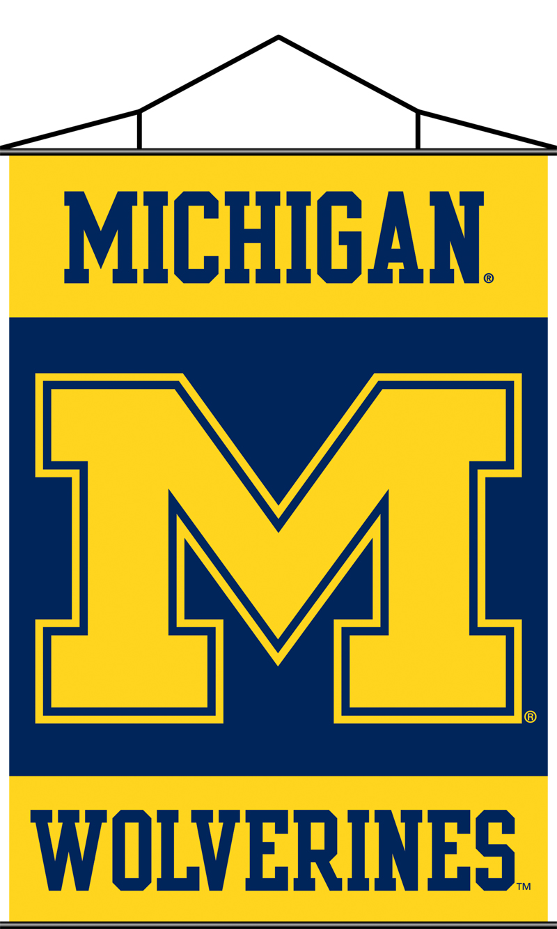 Michigan Wolverines Indoor Banner Scroll at Sears.com
