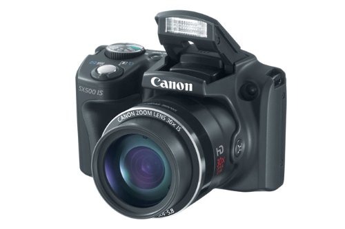 Canon PowerShot SX500 IS ~ 16MP Camera, Black at Sears.com