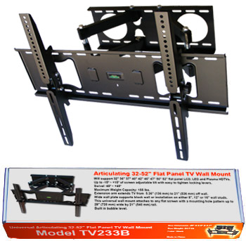 D-Mount TV Wall Mount for Most 36 - 60 inch LCD LED Plasma Articulating TV mount, Full Motion Dual Arm Bracket at Sears.com