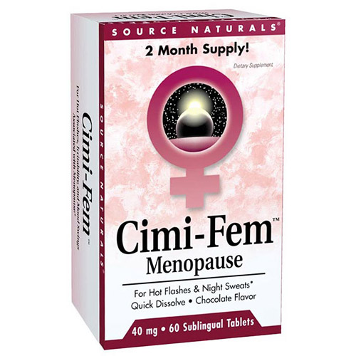 Source Naturals Cimi-Fem Black Cohosh 80mg 60 tabs, Sublingual Chocolate, from Source Naturals at Sears.com
