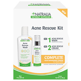 Acne Rescue Kit (cleanses And Controls), Natralia
