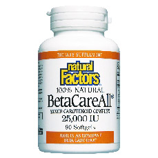 Natural Factors BetaCareAll 25000 IU 90 Softgels, Natural Factors at Sears.com