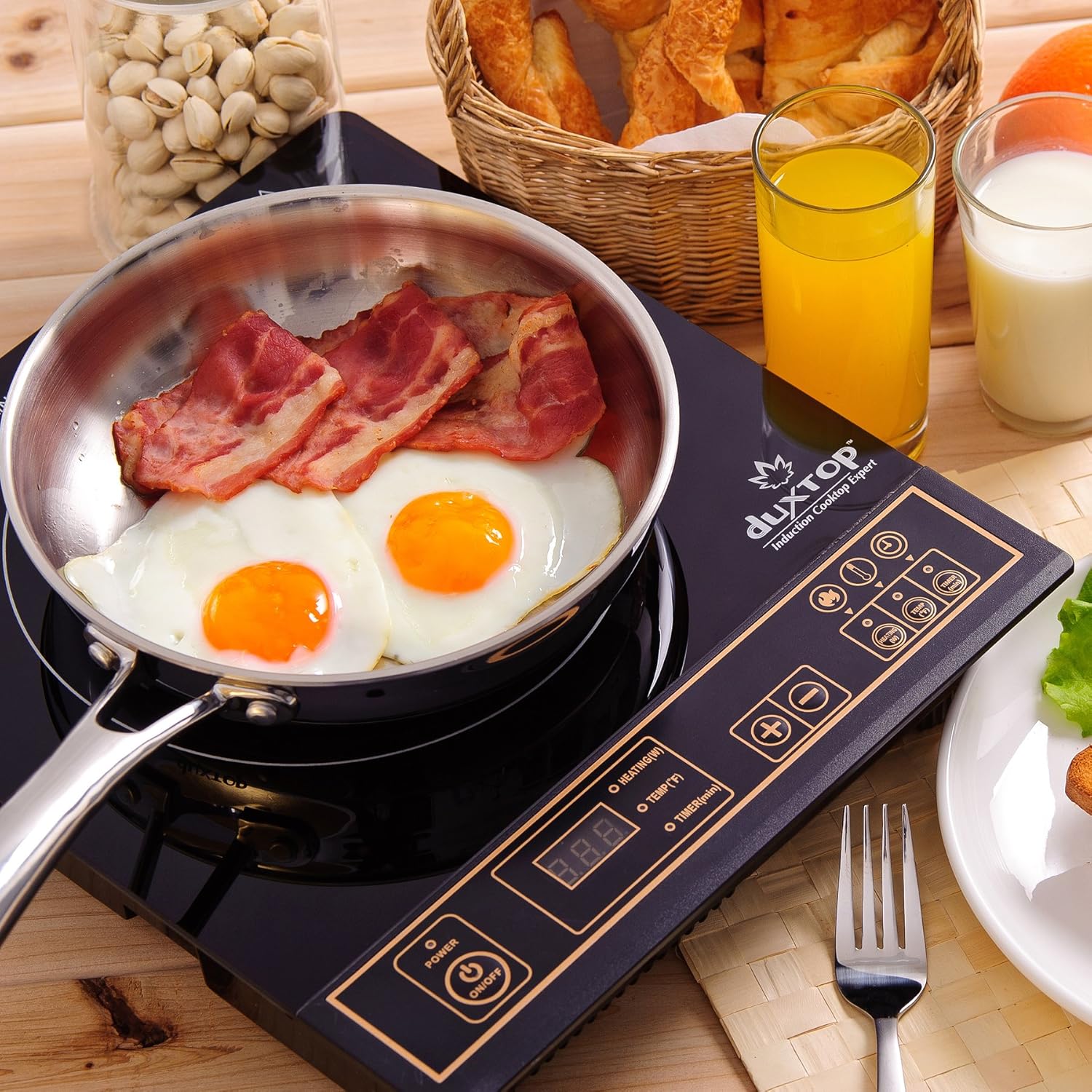 Secura DUXTOP 1800-Watt Portable Induction Cooktop Countertop Burner 8100MC at Sears.com