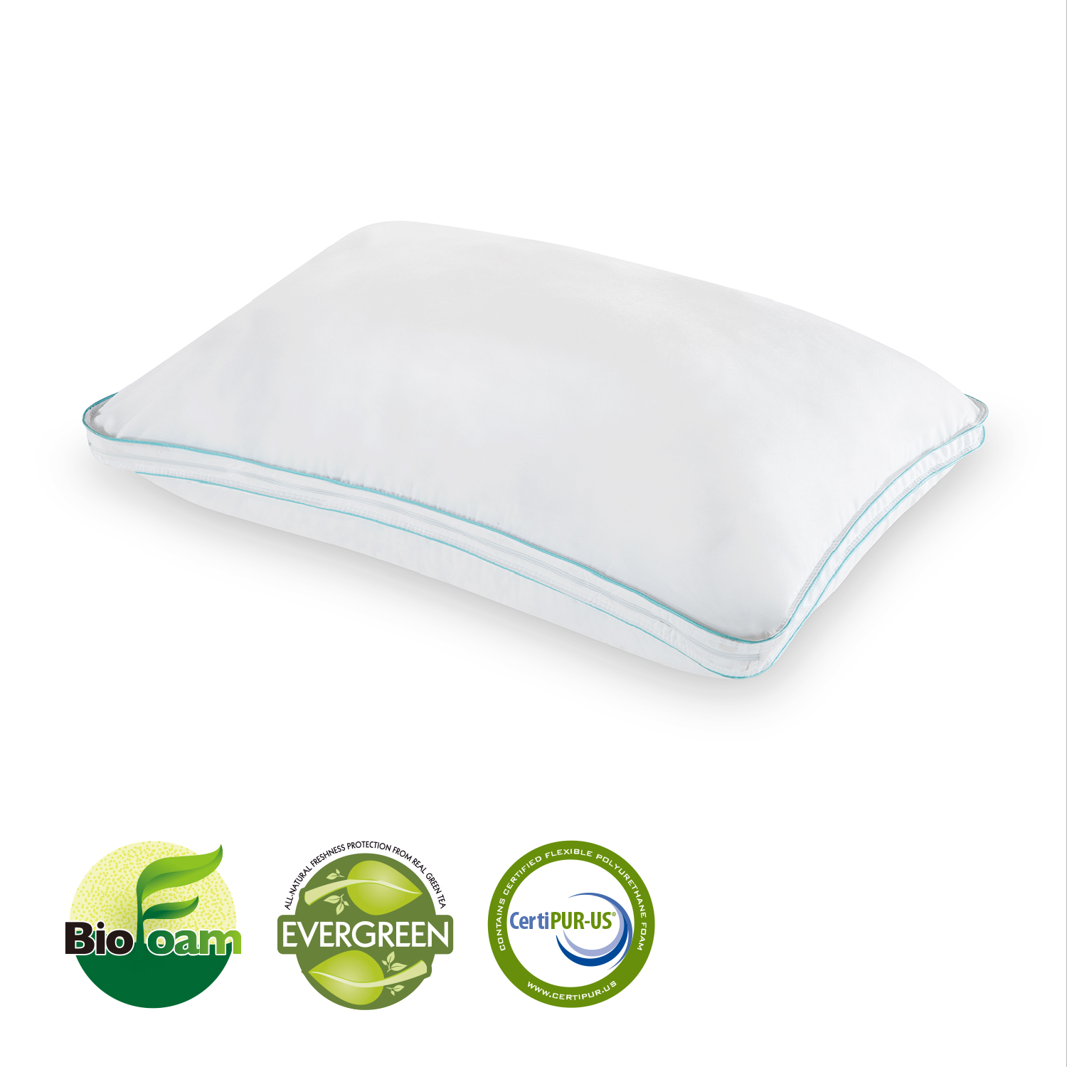 Sleep Master Deluxe Ultima Memory Foam Classic Pillow-Set of 2