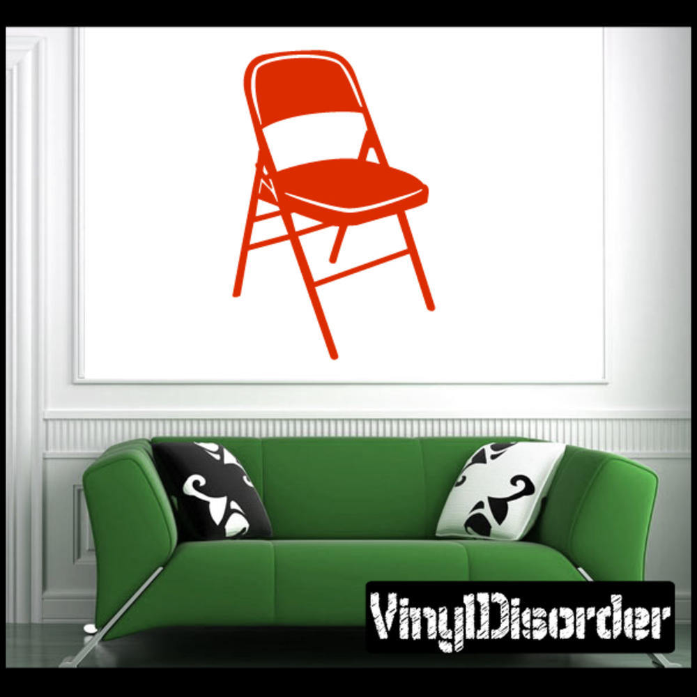 Household Appliances Fold Out Chair Furniture Vinyl Decal Sticker Stickers MC67