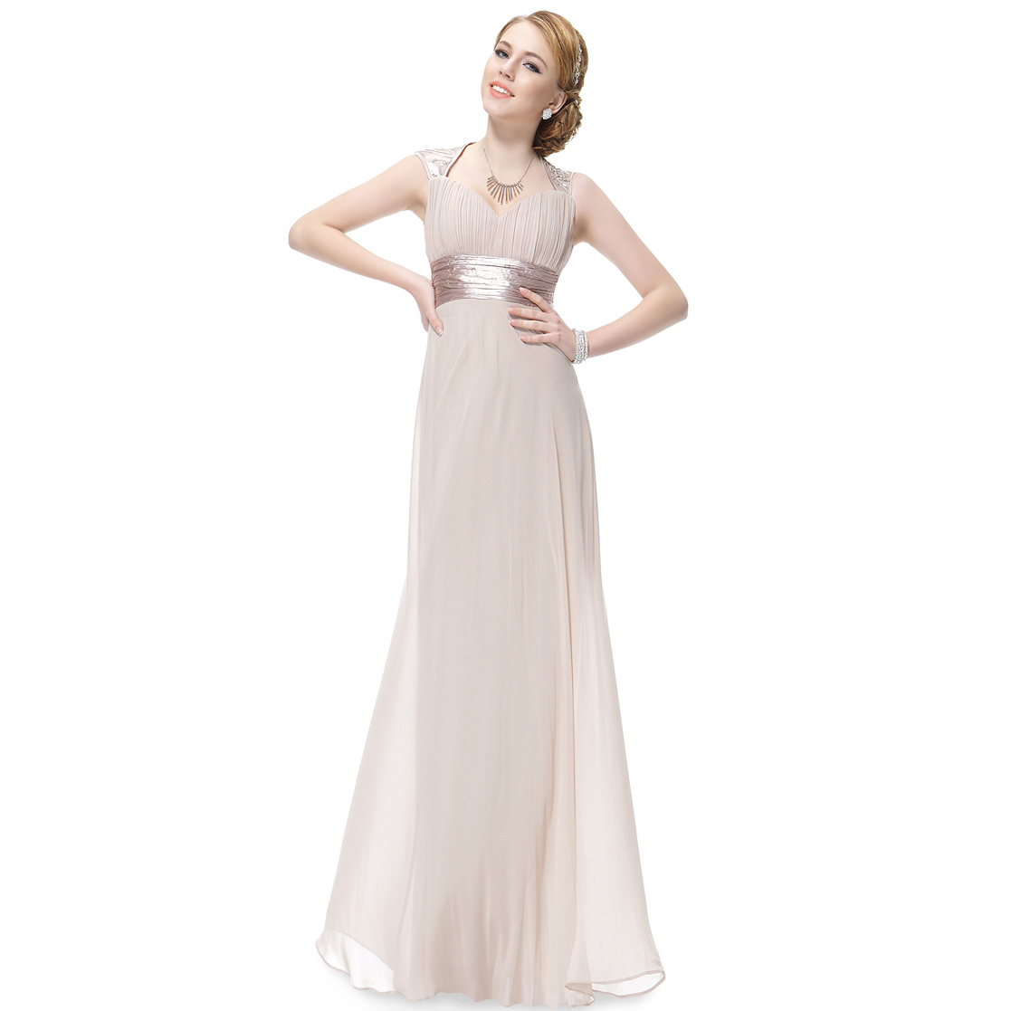 Ever-Pretty Ever Pretty Chiffon Sexy V-neck Ruffles Empire Line Evening Dress 09672 at Sears.com