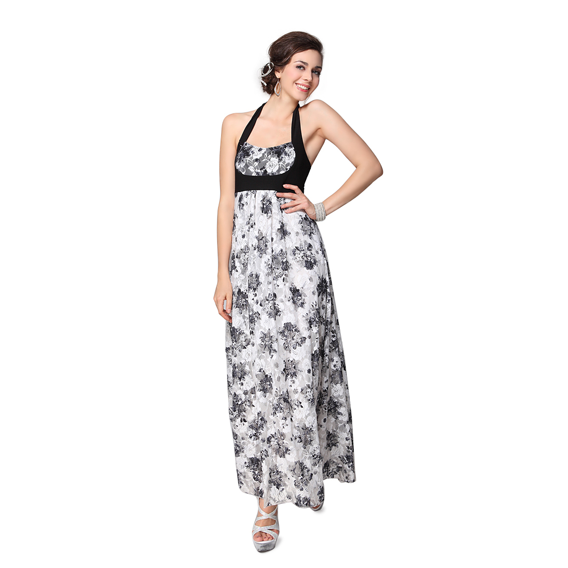 Ever-Pretty Ever Pretty New Sexy Printed Lace Halter Formal Dresses 3043B at Sears.com