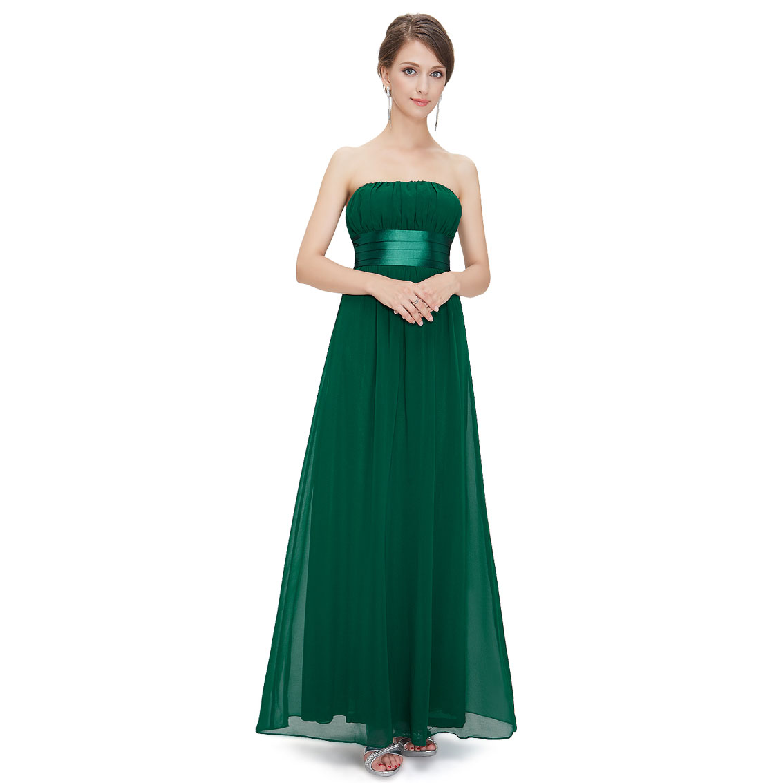 Ever-Pretty Ever Pretty Charming Empire Waist Bowtie Strapless Long Evening Dress 09060 at Sears.com