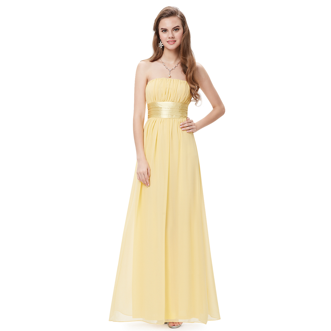 Ever-Pretty Ever Pretty Charming Empire Waist Bowtie Strapless Long Evening Dress 09060 at Sears.com