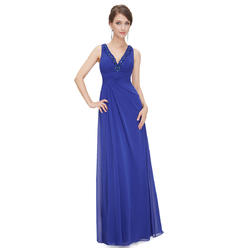 ... Purple Double V-Neck Rhinestones Ruched Long Evening Dress 08103 ... Purple Double V-Neck Rhinestones Ruched Long Evening Dress 08103