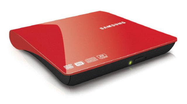 UPC 887276000404 product image for Samsung Slim Portable External DVD Writer USB (8x DVD / 24x CD) Red SE-208DB | upcitemdb.com