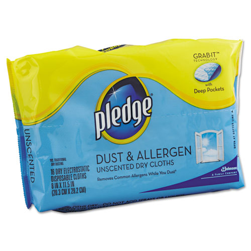 UPC 046500663215 product image for Dust & Allergen Dry Refill Cloths, White, 8 X 11 1/2, 32/Pack, 6 Packs | upcitemdb.com