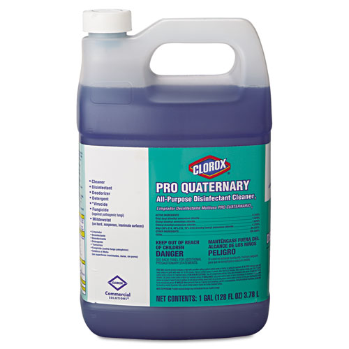 UPC 044600301822 product image for CloroxÂ® Pro Quaternary All-Purpose Disinfectant Cleaner, 128 oz Bottle, 2/Carto | upcitemdb.com