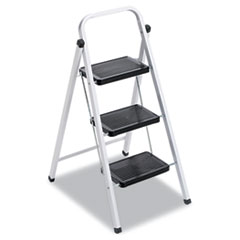 Louisville QS3 Quick Step Steel Three-Step Folding Stool, 17"w x 24 1/4" Spread x at Sears.com